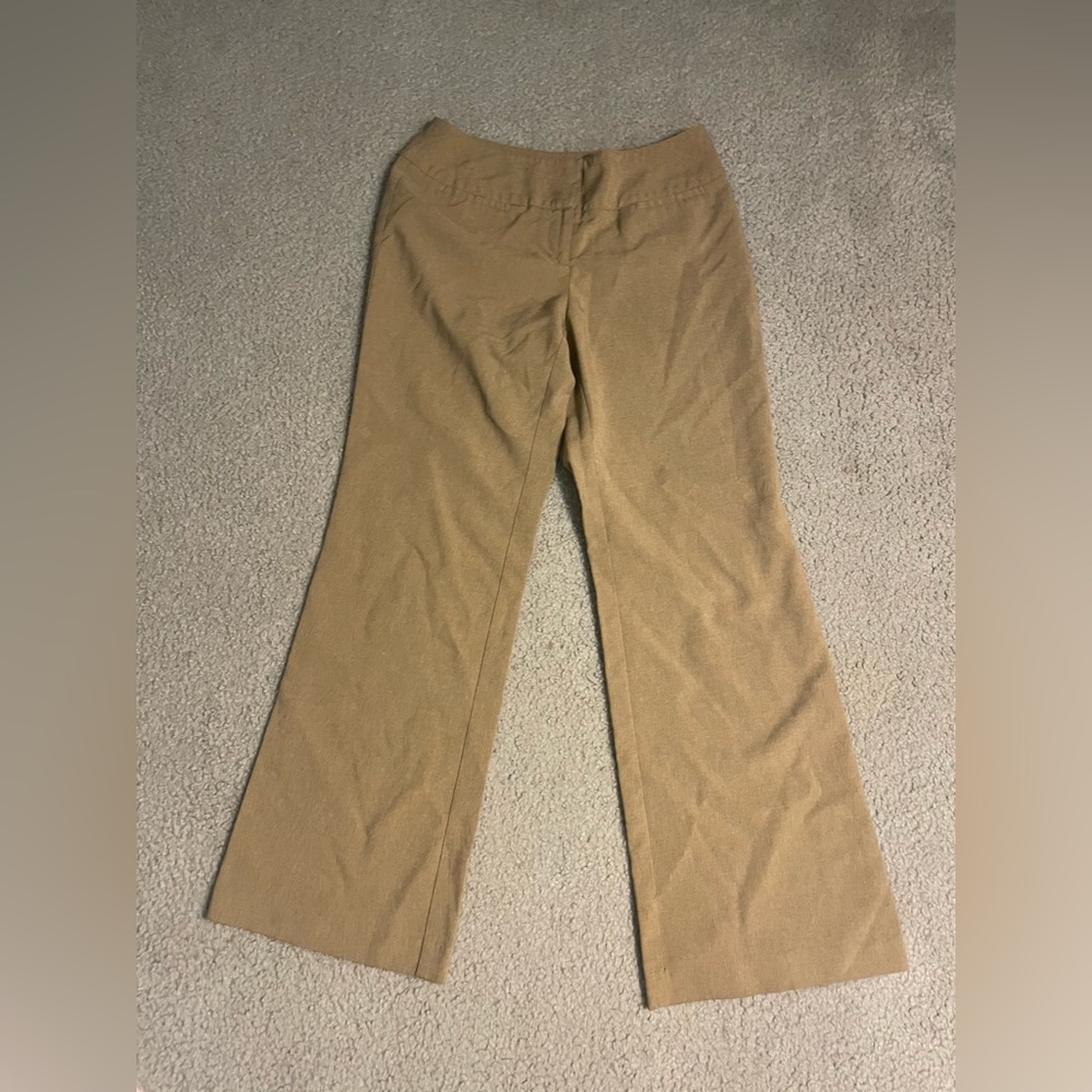 New York and Company | Khaki Women's Dress Lants | City Stretch | 4 Petite